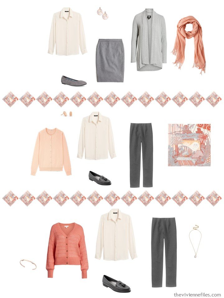 17. adding a blush blouse to a capsule wardrobe