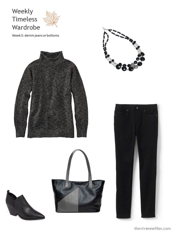 3. outfit based on black jeans