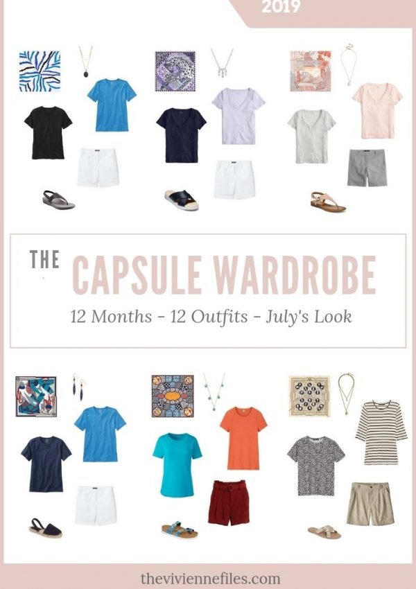 JULY 2019 - 12 MONTHS, 12 OUTFITS – A CAPSULE WARDROBE BASED ON 6 HERMES SCARVES