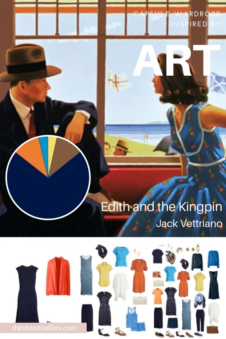 CREATE A TRAVEL CAPSULE WARDROBE INSPIRED BY ART - EDITH AND THE KINGPIN BY JACK VETTRIANO