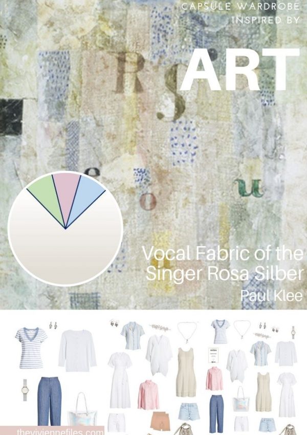 CREATE A TRAVEL CAPSULE WARDROBE INSPIRED BY ART: VOCAL FABRIC OF THE SINGER ROSA SILBER BY PAUL KLEE