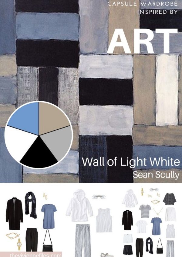 CREATE A TRAVEL CAPSULE WARDROBE - START WITH ART: WALL OF LIGHT WHITE BY SEAN SCULLY