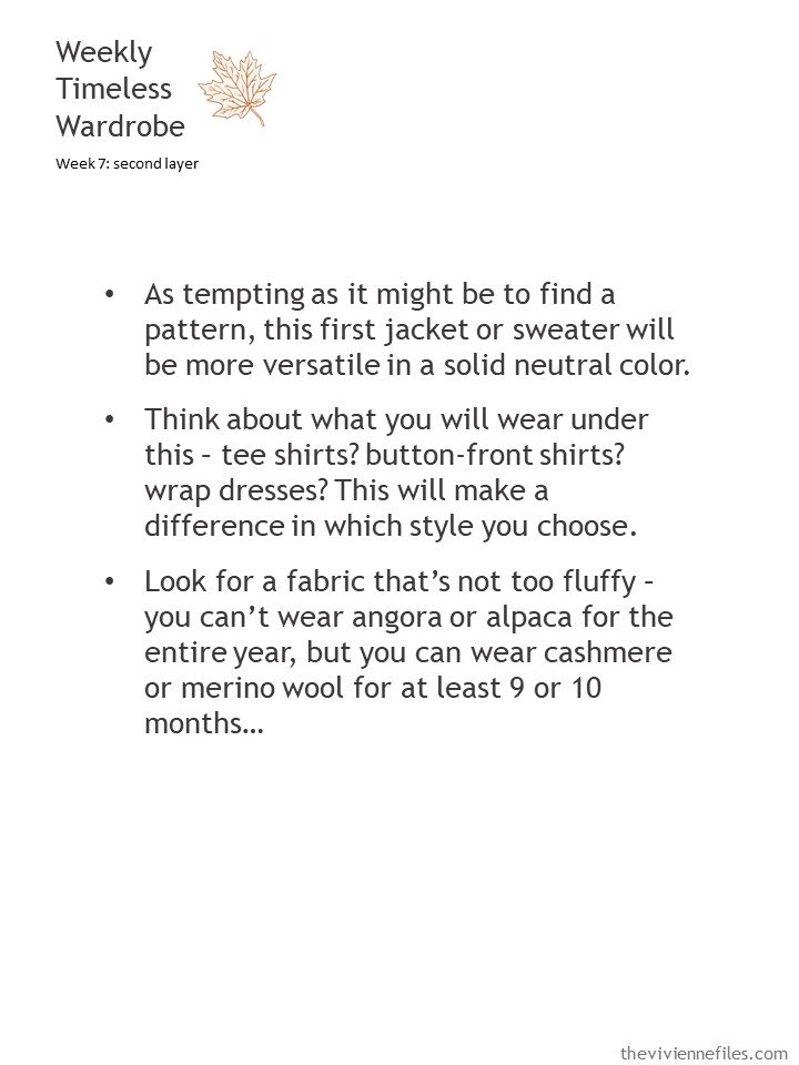 2. ideas for choosing a cardigan