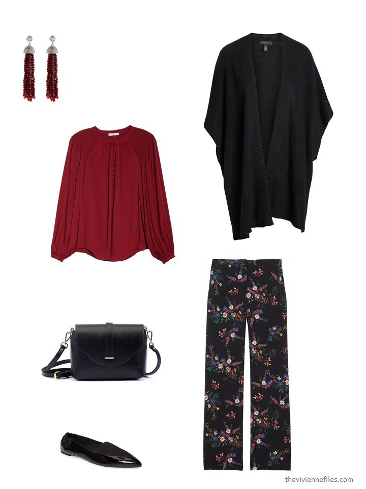 10 Ways to Wear Black Print Pants - The Vivienne Files