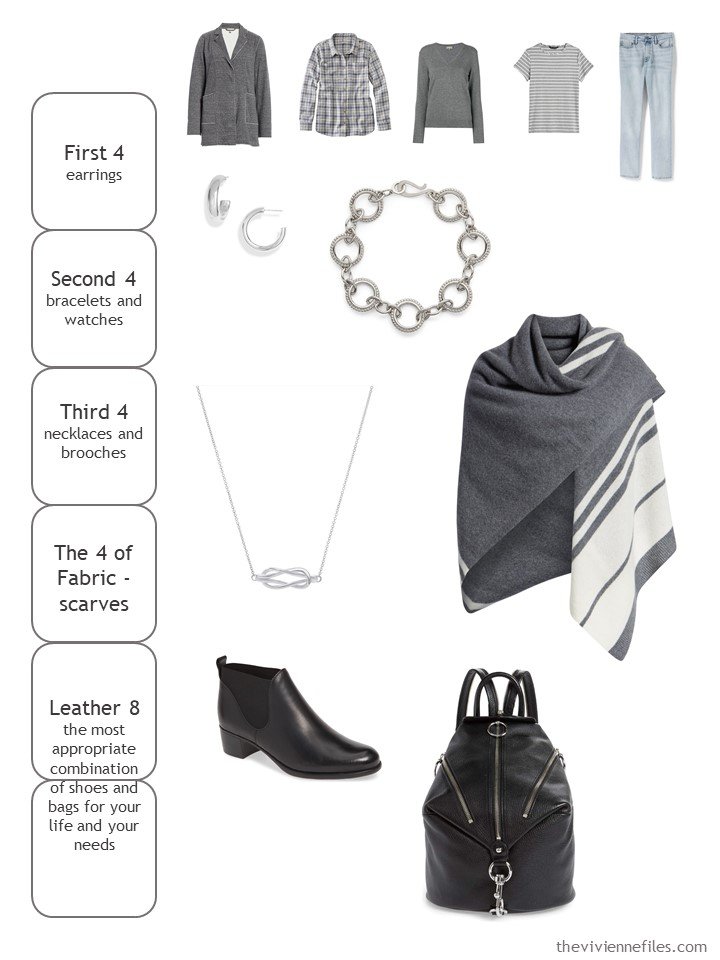 8. accessories to go with a grey and denim wardrobe cluster