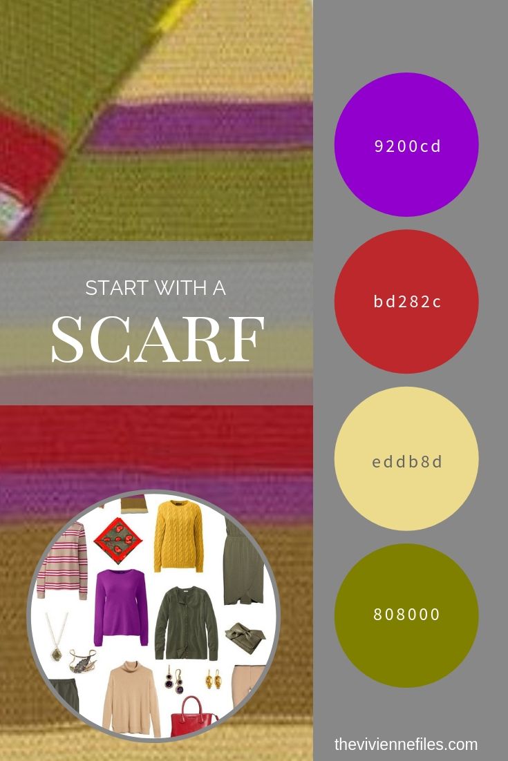 CREATE A TRAVEL CAPSULE WARDROBE INSPIRED BY A SCARF - TOM BAKER’S DOCTOR WHO SCARF!