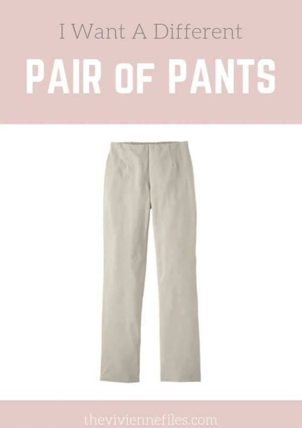 Create a Capsule Wardrobe Based on Neutral Stone Colored Pants
