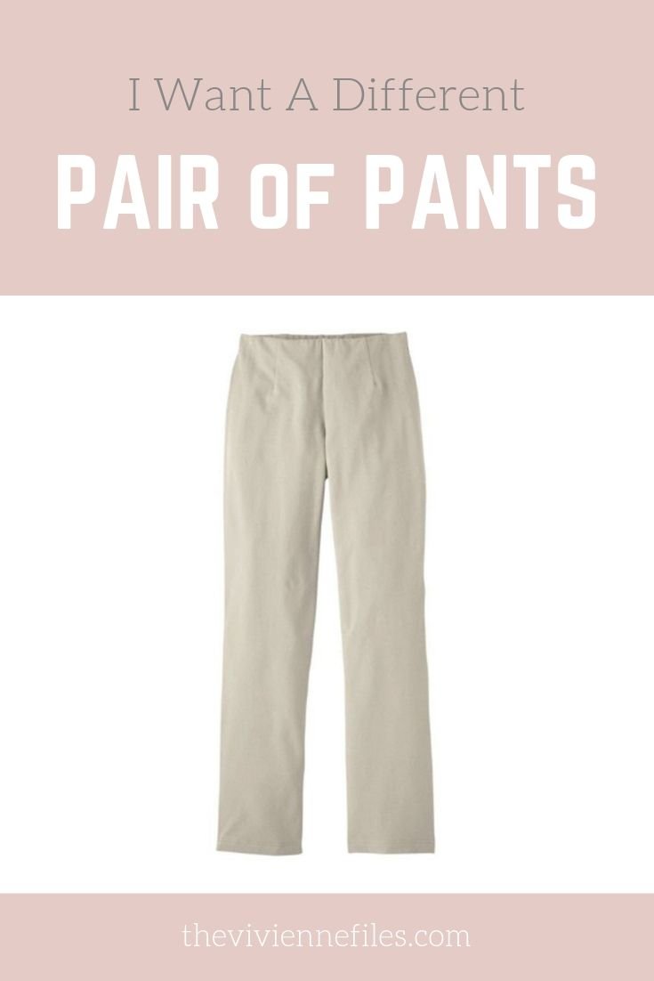 Create a Capsule Wardrobe Based on Neutral Stone Colored Pants