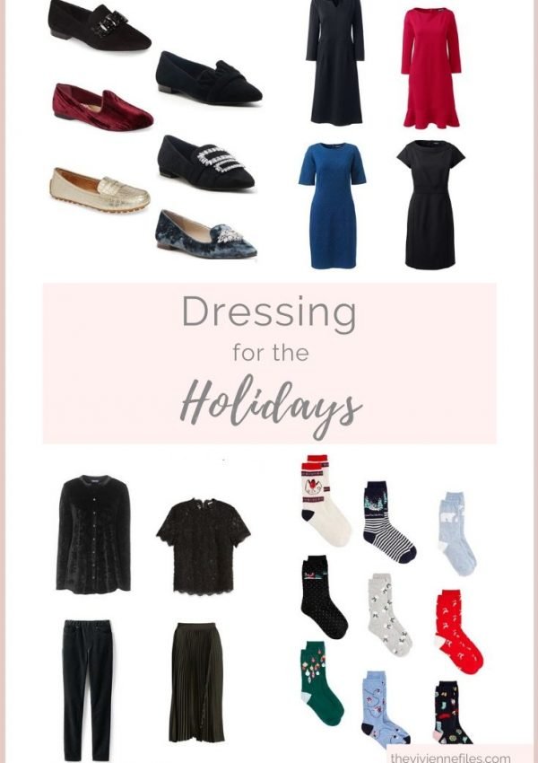 DRESSING FOR THE WINTER HOLIDAYS – FESTIVE BUT NOT FOOLISH