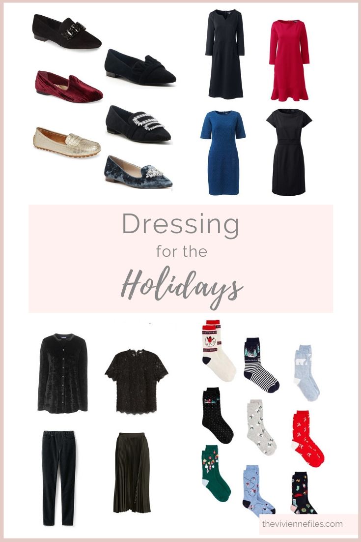 DRESSING FOR THE WINTER HOLIDAYS – FESTIVE BUT NOT FOOLISH