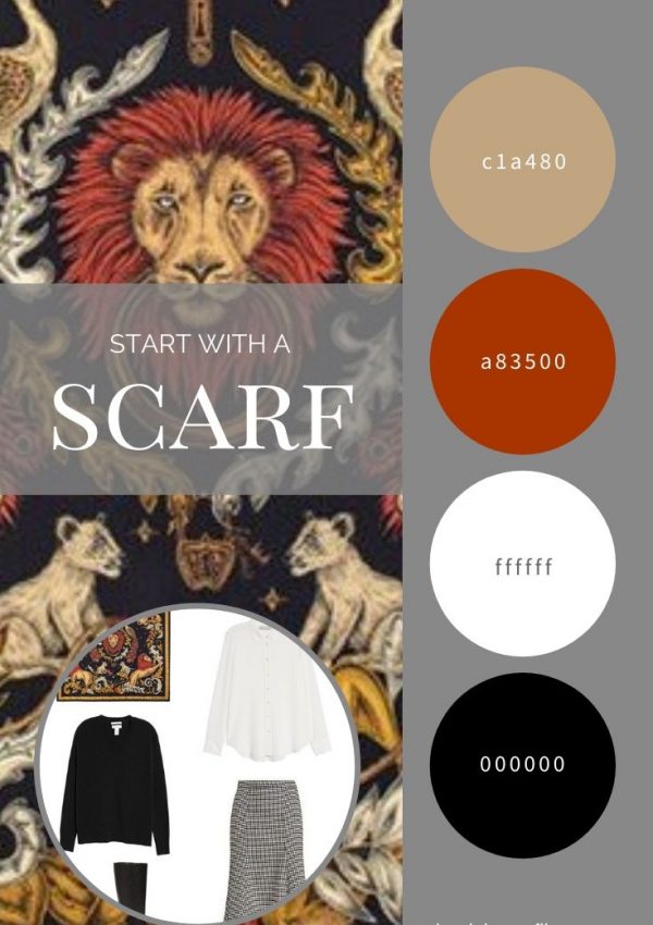 I LOVE IT, BUT WILL I WEAR IT_ START WITH A SCARF_ LION & PEACOCK BY ASPINAL OF LONDON