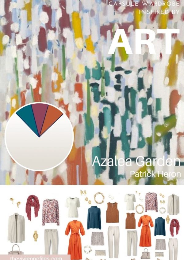 CREATE A TRAVEL CAPSULE WARDROBE - START WITH ART: A HOLIDAY REBEL SIX-PACK WITH AZALEA GARDEN BY PATRICK HERON