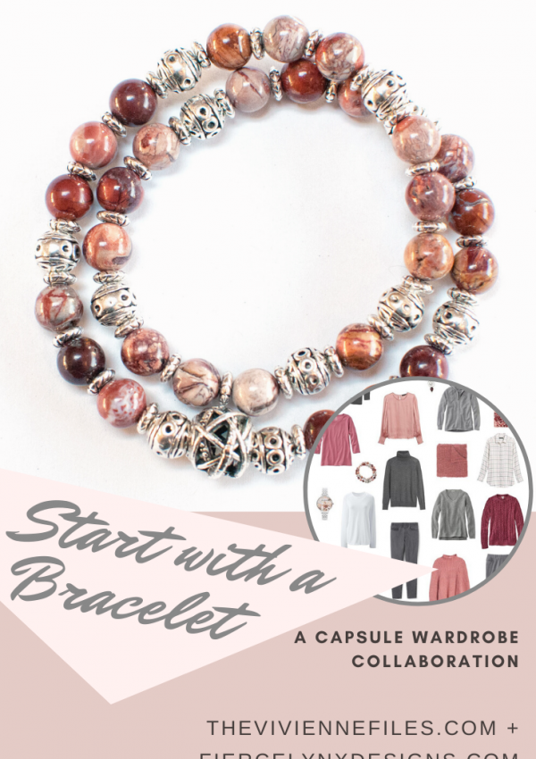 how to build a capsule wardrobe starting with a bracelet. November collaboration with Fierce Lynx Designs.