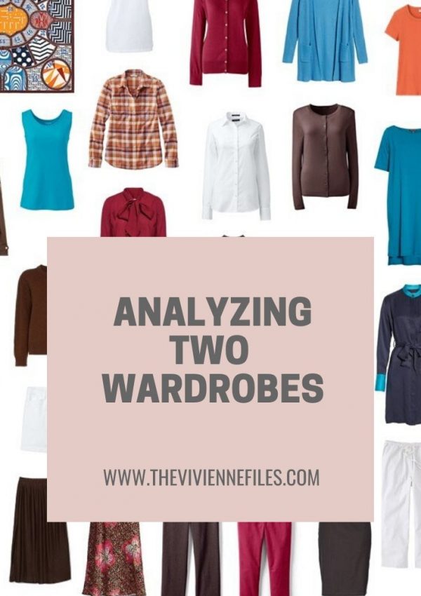 ANALYZING 2 WARDROBES: WHEN YOUR COLOR PALETTE IS CHALLENGING