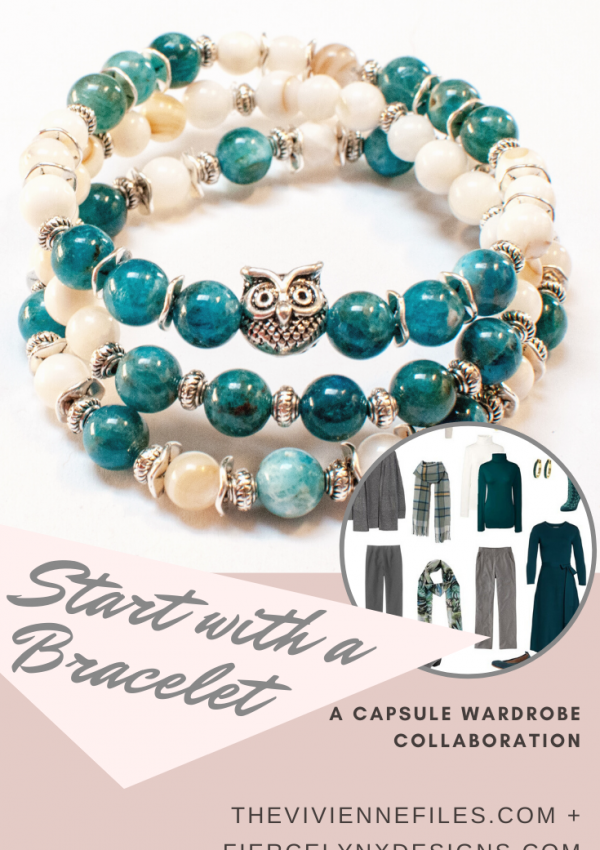 How to build a capsule wardrobe starting with a gemstone bracelet