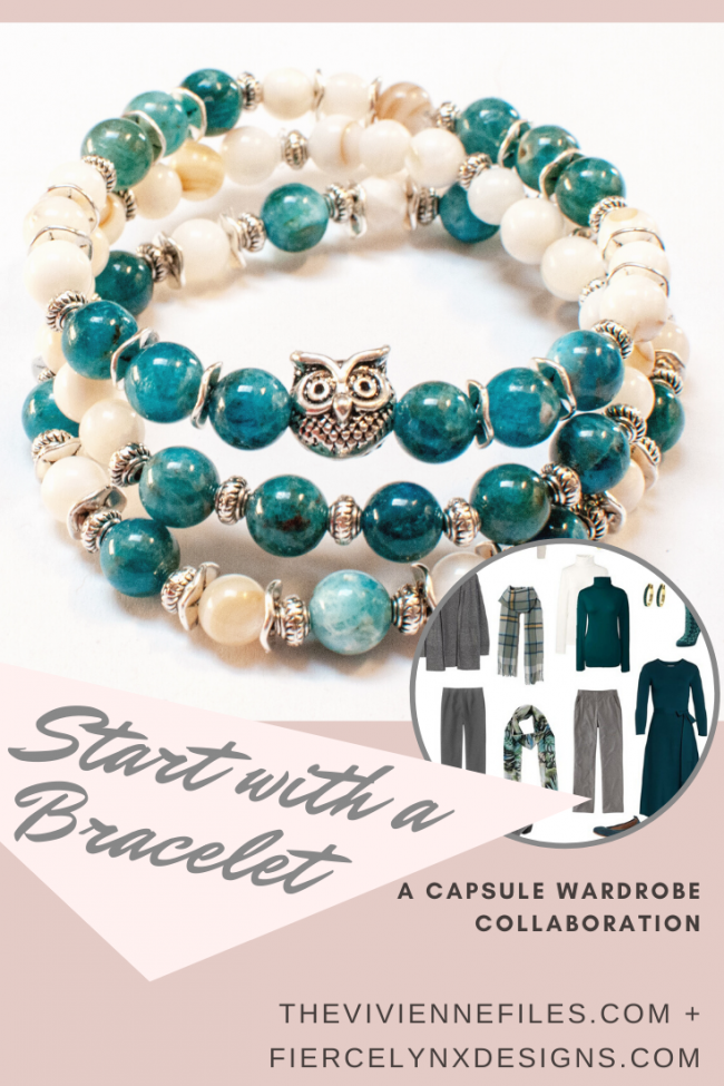 How to build a capsule wardrobe starting with a gemstone bracelet