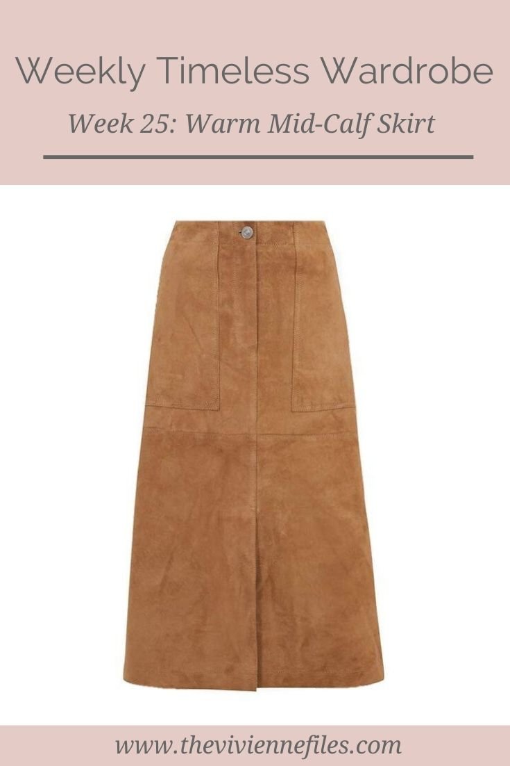 THE WEEKLY TIMELESS WARDROBE, WEEK 25: A WARM MID-CALF SKIRT