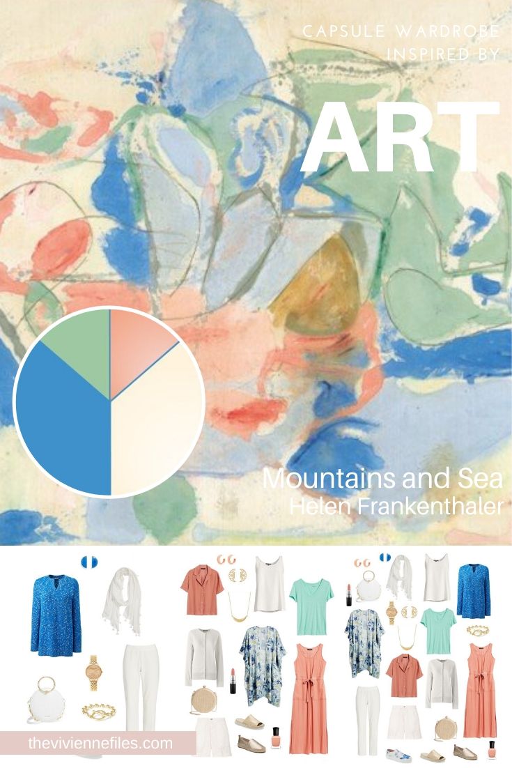 START WITH ART: BUILDING A TRAVEL CAPSULE WARDROBE BASED ON MOUNTAINS AND SEA BY HELEN FRANKENTHALER