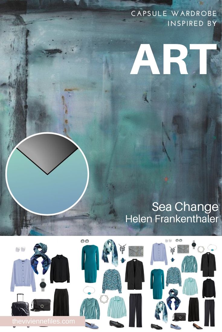 START WITH ART: BUILDING A TRAVEL CAPSULE WARDROBE BASED ON SEA CHANGE BY HELEN FRANKENTHALER