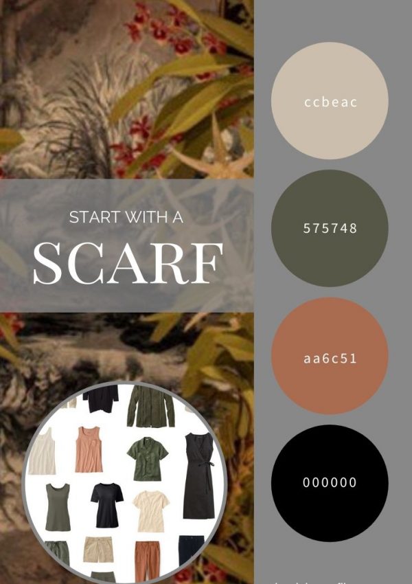 ONE WAY TO EXPAND A TRAVEL CAPSULE WARDROBE – CLOUD RAINFOREST SCARF BY KLEMENTS
