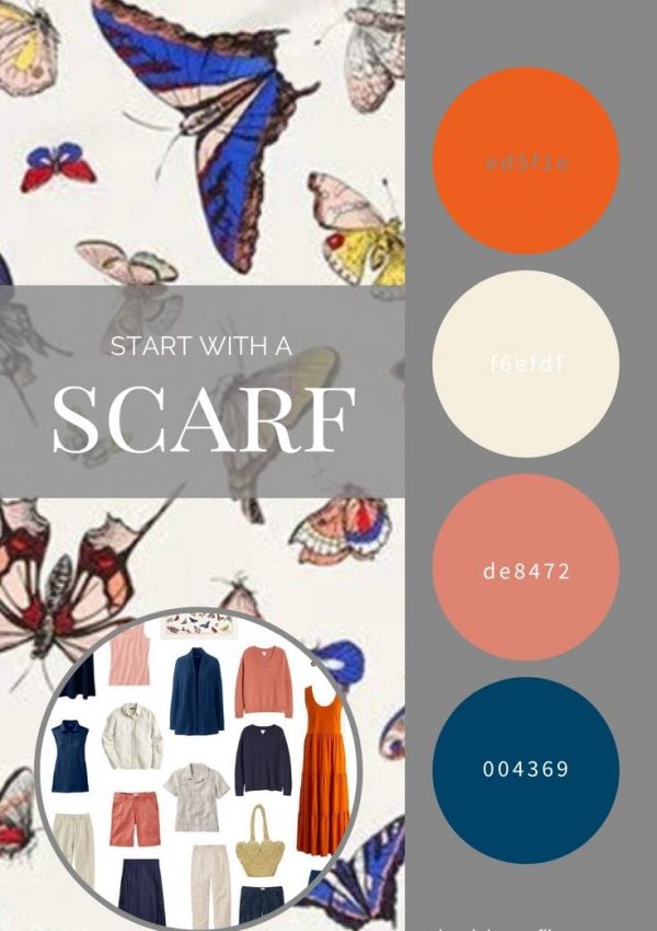START WITH A SCARF_ BUTTERFLIES BY ECHO