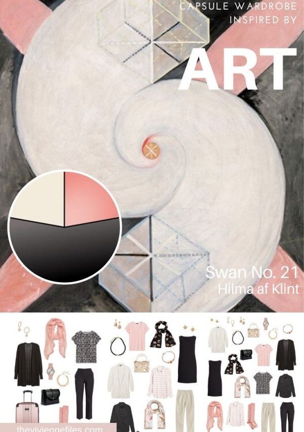 START WITH ART_ BUILDING A TRAVEL CAPSULE WARDROBE BASED ON THE SWAN NO. 21 BY HILMA AF KLINT