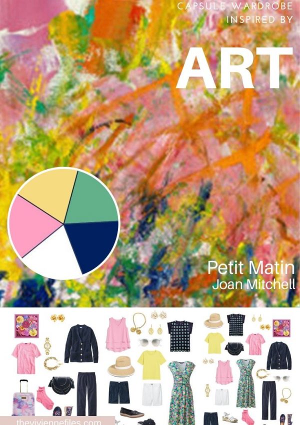 START WITH ART: CHOOSING A TRAVEL CAPSULE WARDROBE BASED ON PETIT MATIN BY JOAN MITCHELL