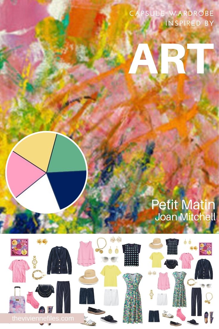 START WITH ART: CHOOSING A TRAVEL CAPSULE WARDROBE BASED ON PETIT MATIN BY JOAN MITCHELL