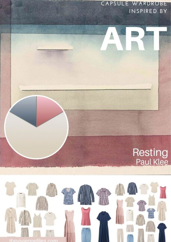 START WITH ART: RESTING BY PAUL KLEE, AND A BEIGE WEEKLY TIMELESS WARDROBE FOR SPRING