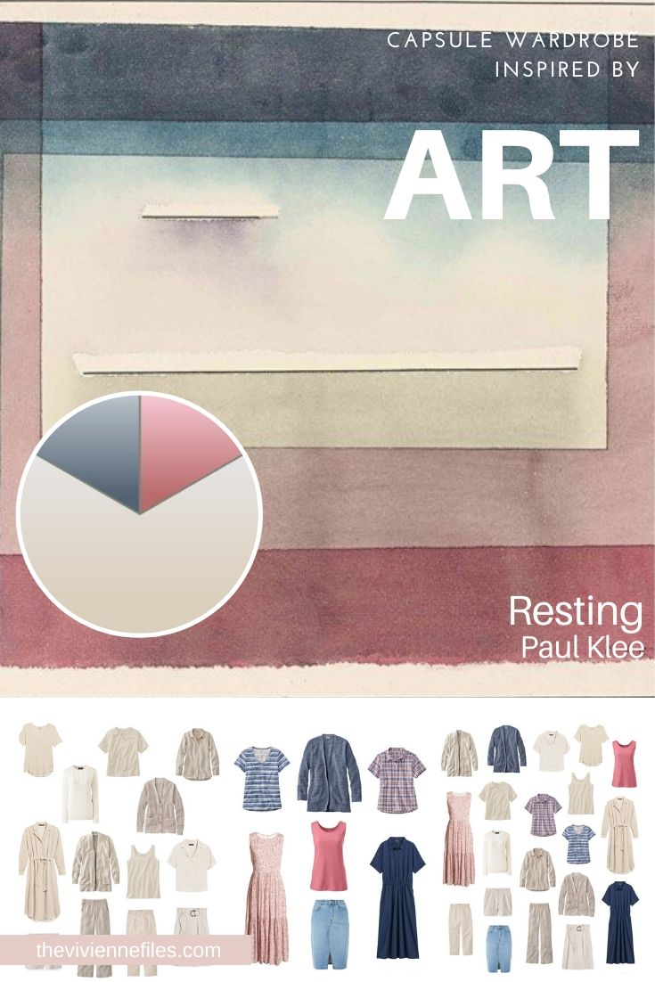 START WITH ART: RESTING BY PAUL KLEE, AND A BEIGE WEEKLY TIMELESS WARDROBE FOR SPRING