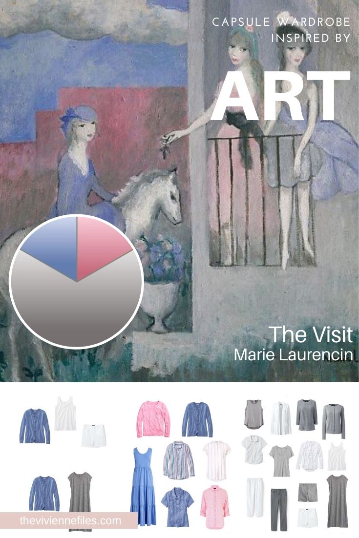 START WITH ART: THE VISIT BY MARIE LAURENCIN – GREY AND WHITE AND RELAXING…