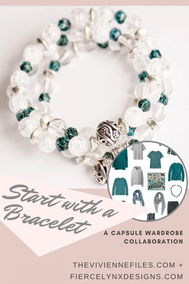 how to build a capsule wardrobe starting with an April birthstone bracelet
