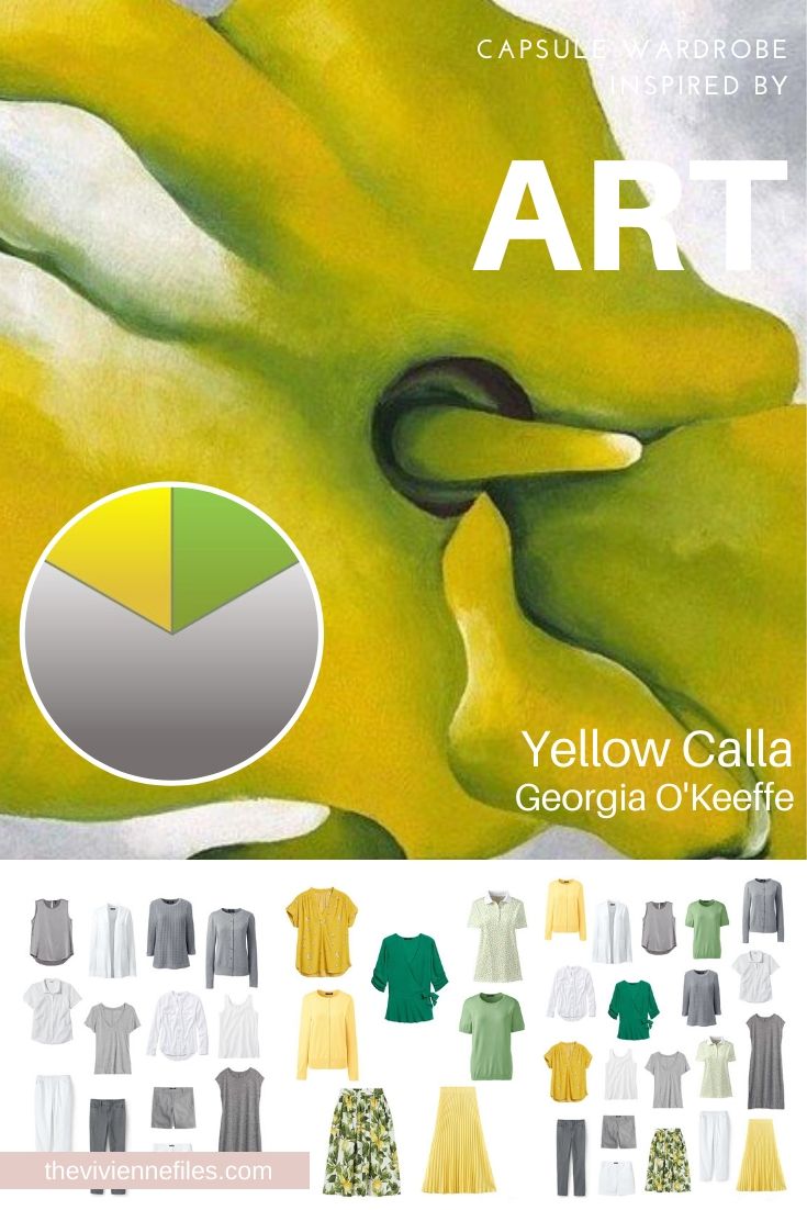 Start with art - A travel capsule wardrope inspired by Yello Calla - Georgia O'Keeffe