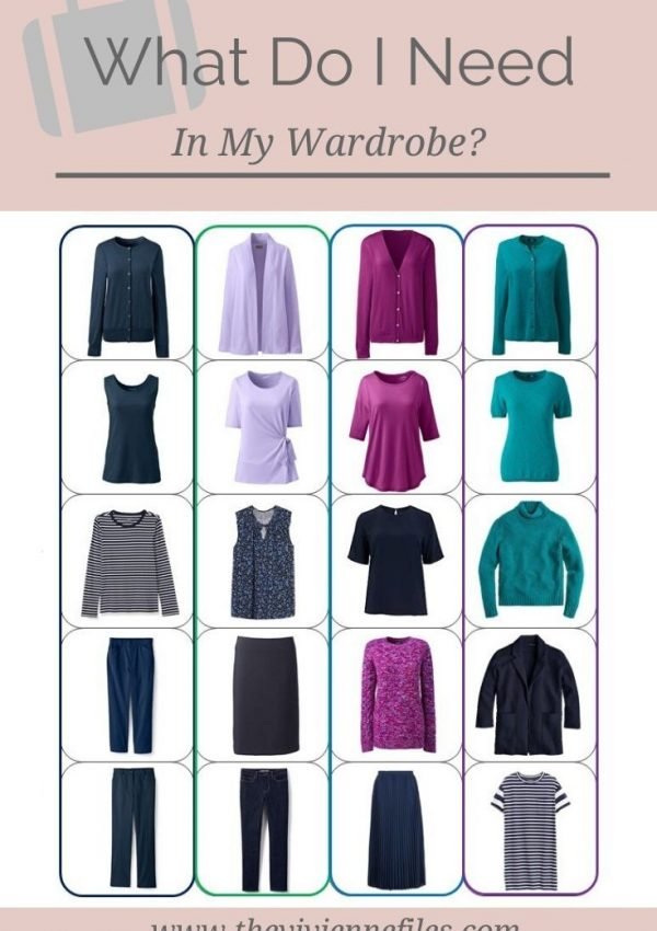 WHAT DO I NEED IN MY WARDROBE? NAVY, TEAL, PLUM AND LAVENDER