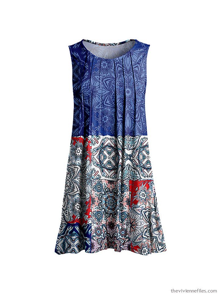 Rescuing a Forgotten Garment: Print Sleeveless Tunic - The Vivienne Files