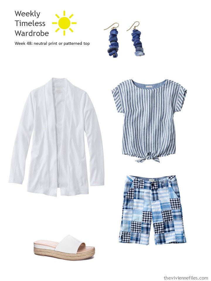 The Weekly Timeless Wardrobe, Week 48: Neutral print or patterned top ...