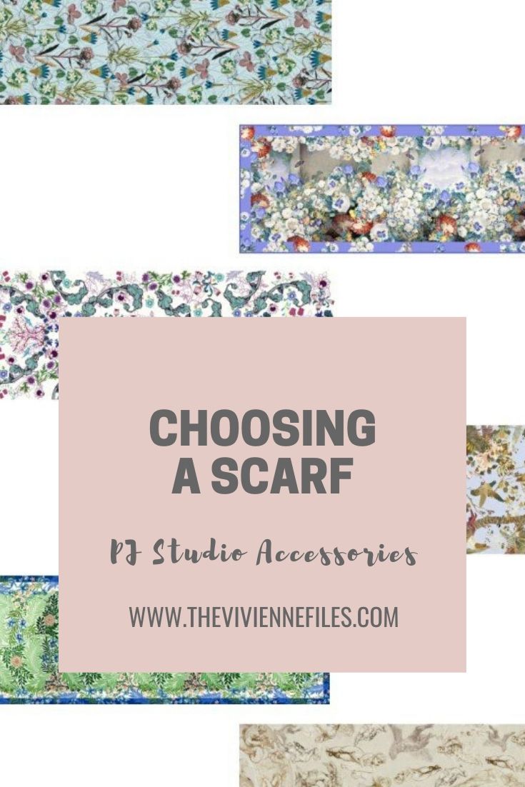 CHOOSING A SCARF: THE PJ STUDIO ACCESSORIES EDITION