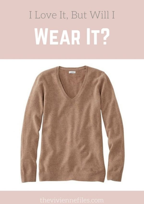 I LOVE IT, BUT WILL I WEAR IT? A BROWN CASHMERE SWEATER