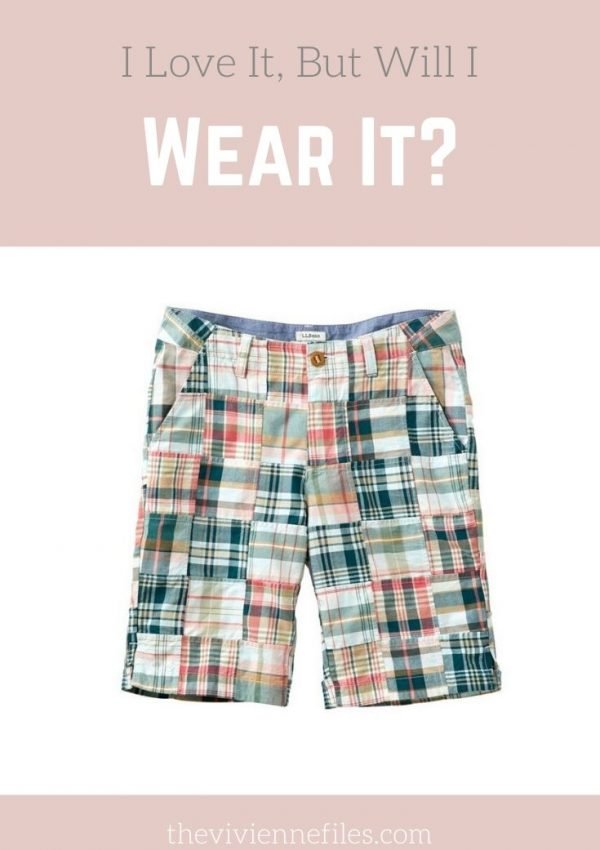 will I wear patchwork shorts in my capsule wardrobe