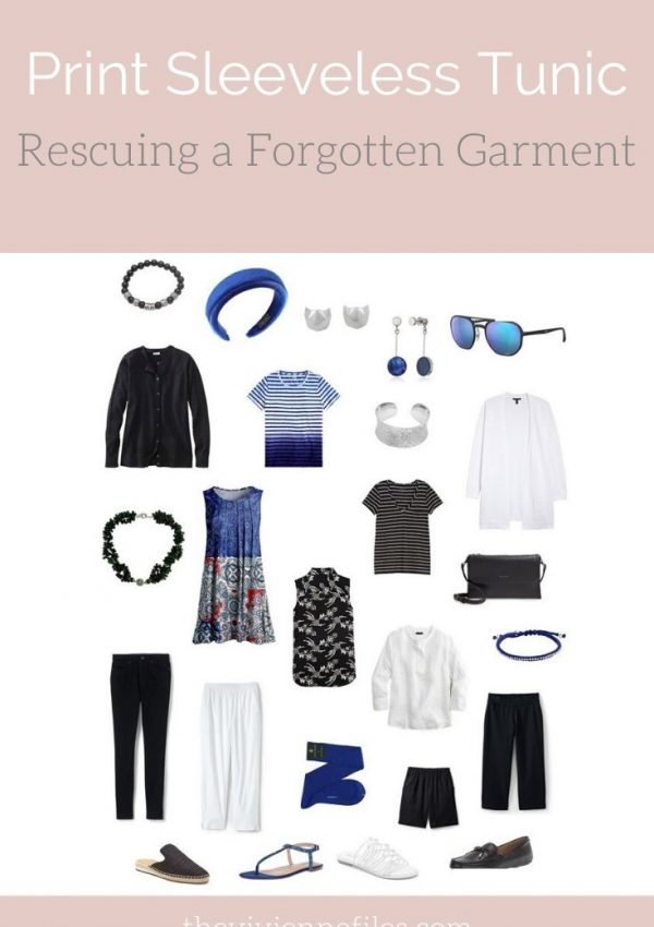 RESCUING A FORGOTTEN GARMENT: PRINT SLEEVELESS TUNIC