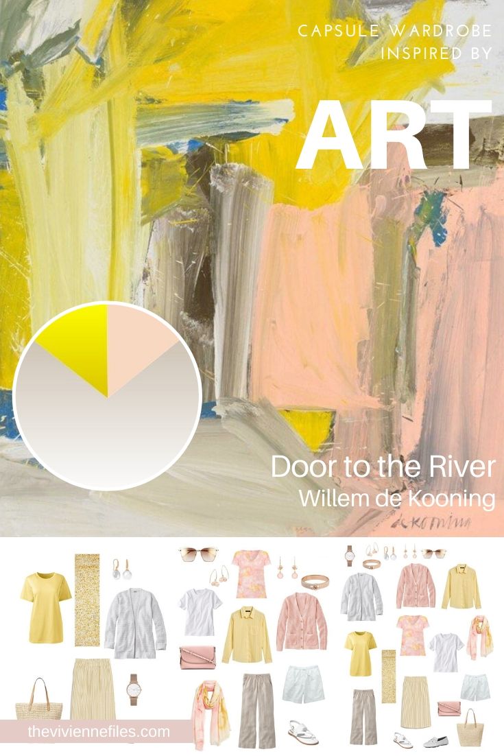 START WITH ART: BUILDING A TRAVEL CAPSULE WARDROBE BASED ON DOOR TO THE RIVER BY WILLEM DE KOONING