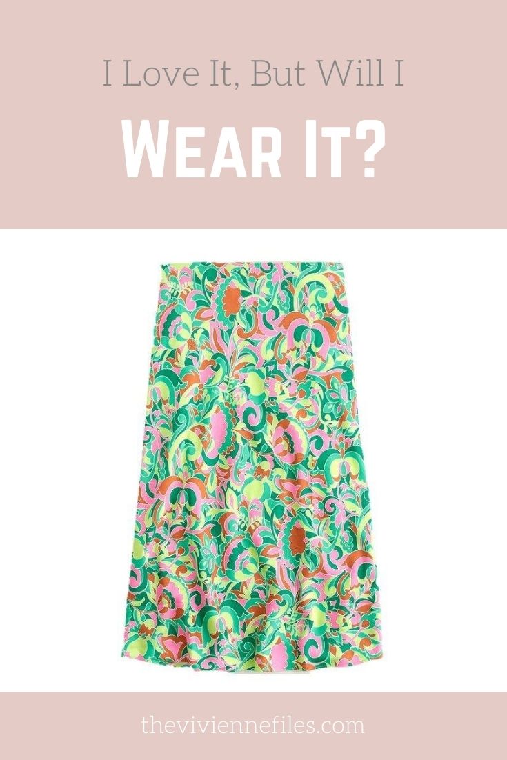 I LOVE IT, BUT WILL I WEAR IT? PAISLEY SKIRT