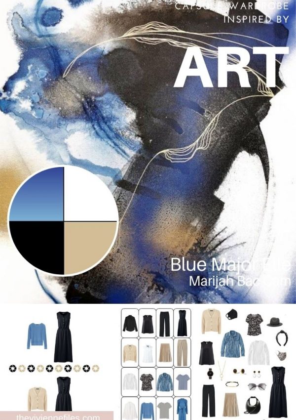 STRATEGICALLY EXPANDING A CAPSULE WARDROBE: START WITH ART – BLUE MAJOR ELLE BY MARIJAH BAC CAM
