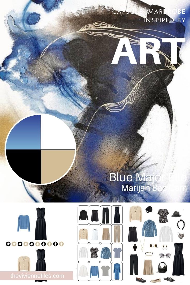 STRATEGICALLY EXPANDING A CAPSULE WARDROBE: START WITH ART – BLUE MAJOR ELLE BY MARIJAH BAC CAM