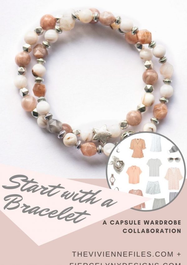 how to build a capsule wardrobe starting with a June birthstone bracelet