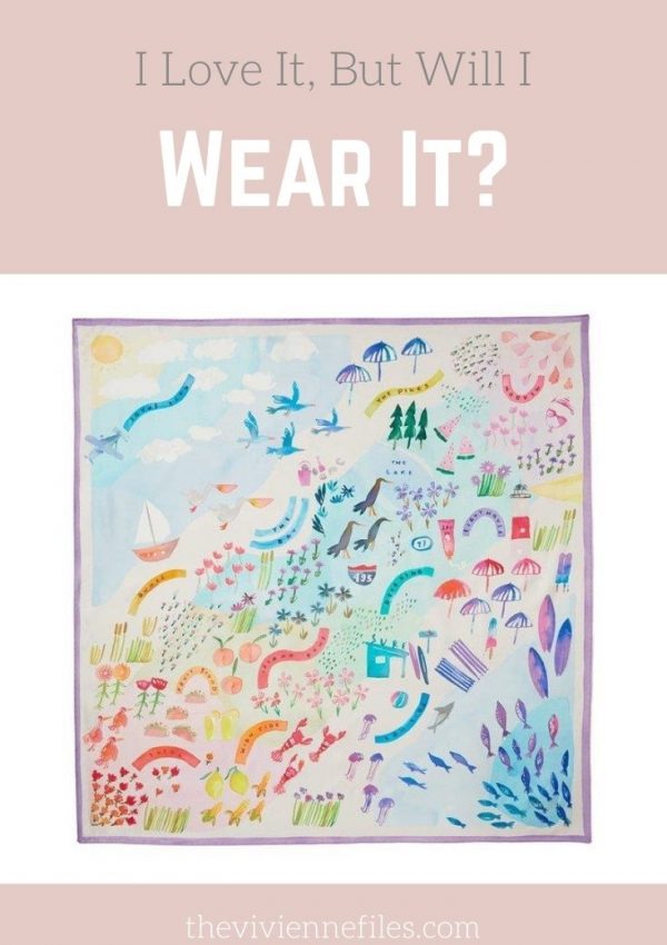 I LOVE IT, BUT WILL I WEAR IT? BEACH ROADTRIP SILK SCARF BY KATE SPADE NEW YORK