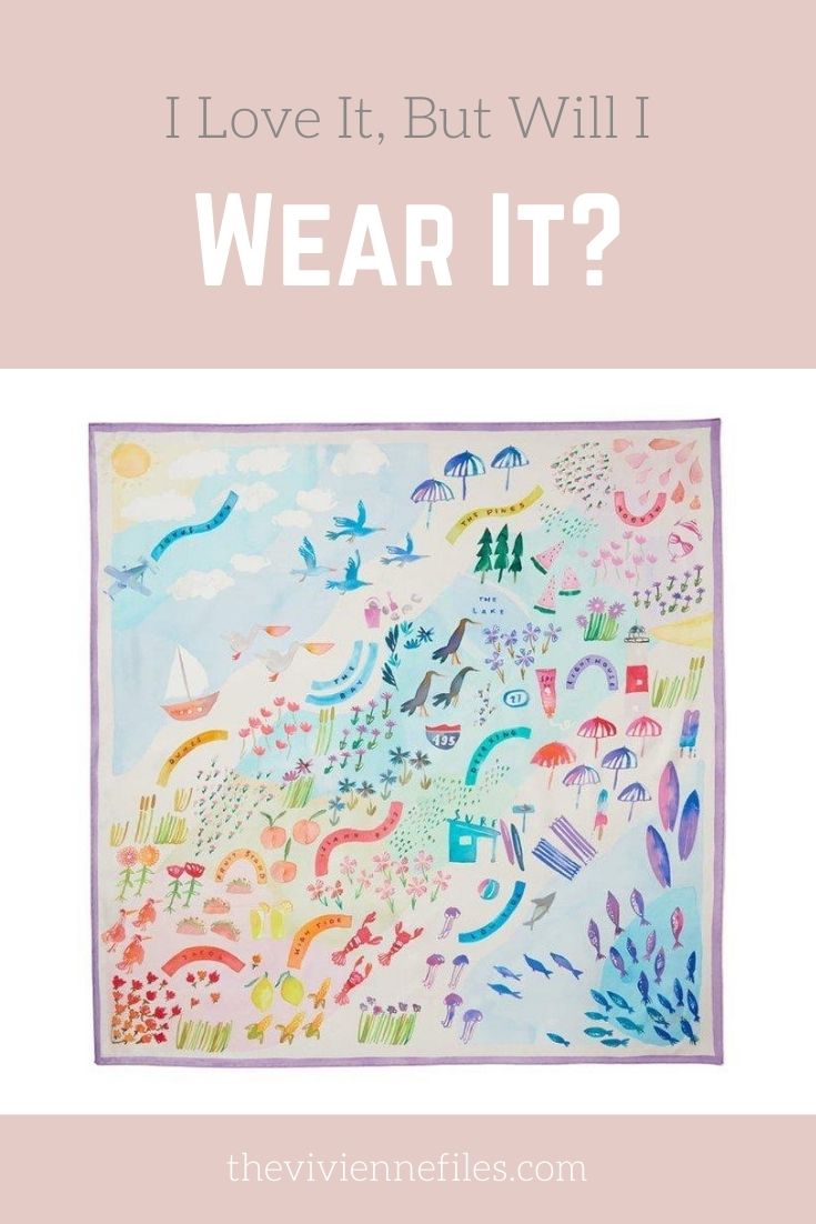 I LOVE IT, BUT WILL I WEAR IT? BEACH ROADTRIP SILK SCARF BY KATE SPADE NEW YORK