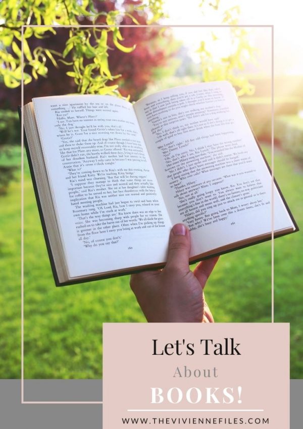 LET’S TALK ABOUT BOOKS….
