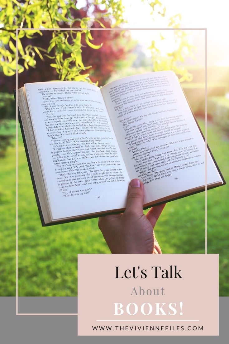 LET’S TALK ABOUT BOOKS….