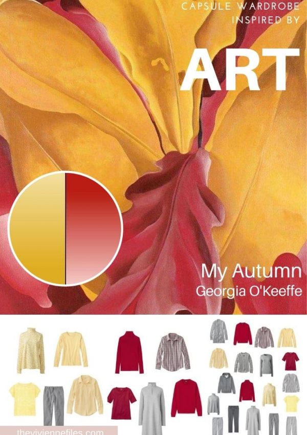 START WITH ART: BUILDING A TRAVEL CAPSULE WARDROBE BASED ON MY AUTUMN BY GEORGIA O’KEEFFE
